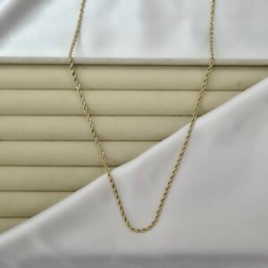 Burgu zincir kolye - 14 Ayar Altın Kaplama