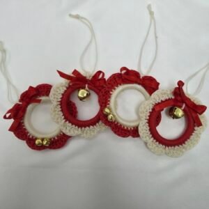 canli-noel-agaci-susu-4lu-kirmizi-ve-beyaz-1 Çanlı Noel Ağacı Süsü (4'lü) Kırmızı & Beyaz