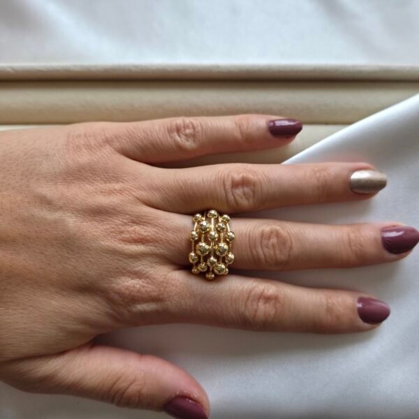 coklu-baloncuk-yuzuk-14-ayar-altin-kaplama-2 Çoklu Baloncuk Yüzük - 14 Ayar Altın Kaplama