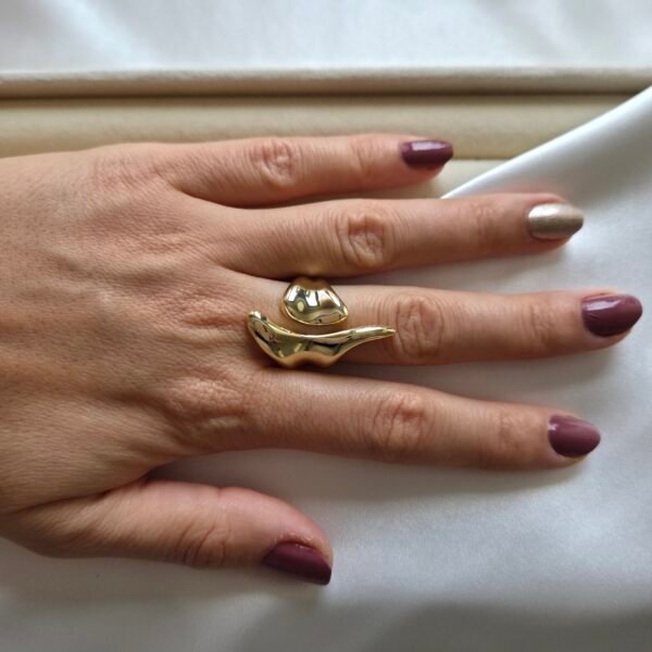 dalgali-gold-yuzuk-14-ayar-altin-kaplama-2 Dalgalı Gold Yüzük