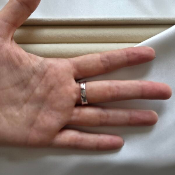 dalgali-silver-yuzuk-14-ayar-beyaz-altin-kaplama-4 Dalgalı Silver Yüzük