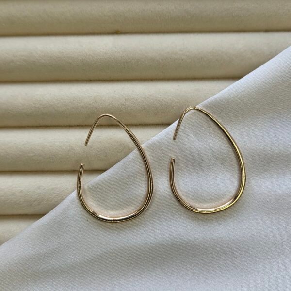 damla-halka-kupe-2 Damla Halka Küpe - Paslanmaz Çelik