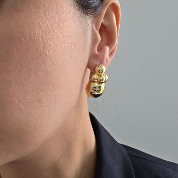 disko-gold-kupe-3 Disko Gold Küpe - Paslanmaz Çelik