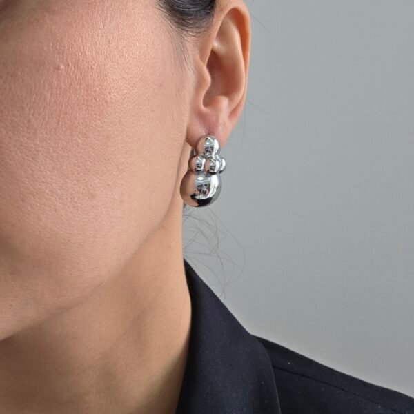 disko-silver-kupe-3 Disko Silver Küpe - Paslanmaz Çelik