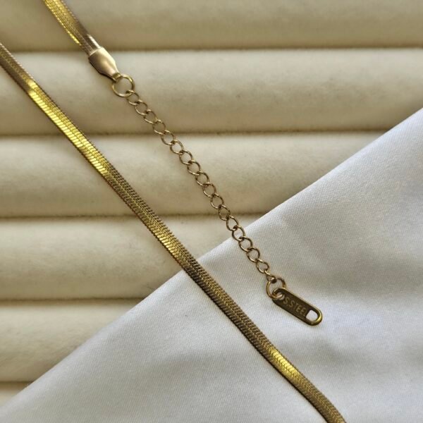 ezme-bronz-kolye-paslanmaz-celik-2 Ezme Bronz Kolye - Paslanmaz Çelik