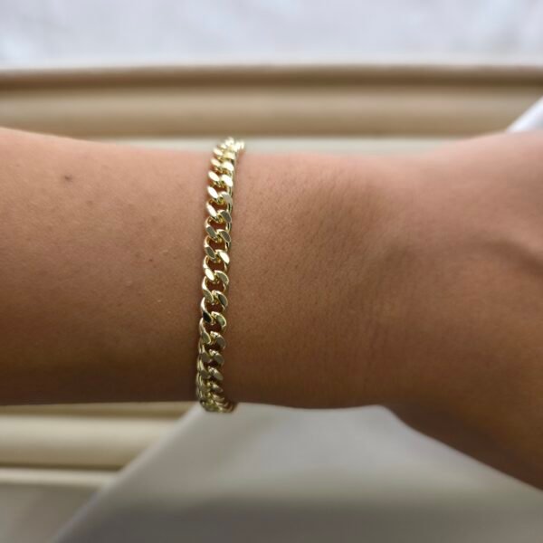 ezme-zincir-bileklik-14-ayar-altin-kaplama-3 Ezme Zincir Bileklik - 14 Ayar Altın Kaplama
