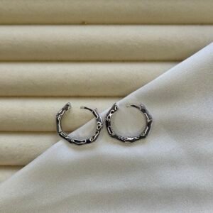 halka-kupe-silver-14-ayar-beyaz-altin-kaplama-1 Halka Küpe Silver - 14 Ayar Beyaz Altın Kaplama