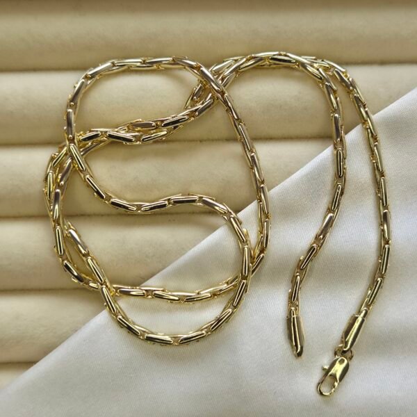 italyan-zincir-kolye-14-ayar-altin-kaplama-3 İtalyan Zincir Kolye - 14 Ayar Altın Kaplama