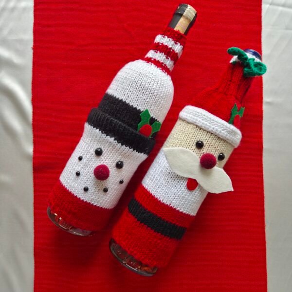 kardan-adam-sise-kilifi-3 Kardan Adam Şişe Kılıfı