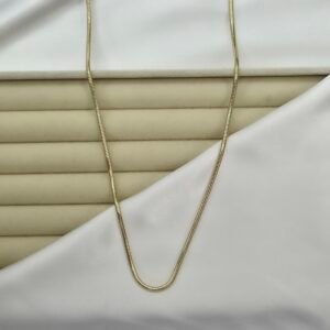 Kordon Zincir Kolye - 14 Ayar Altın Kaplama