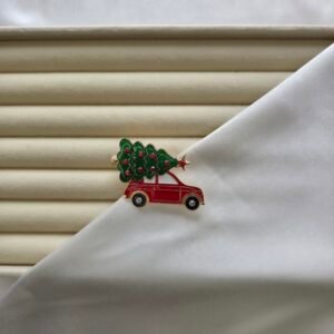 Noel Arabası Broş