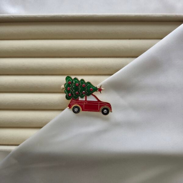 Noel Arabası Broş