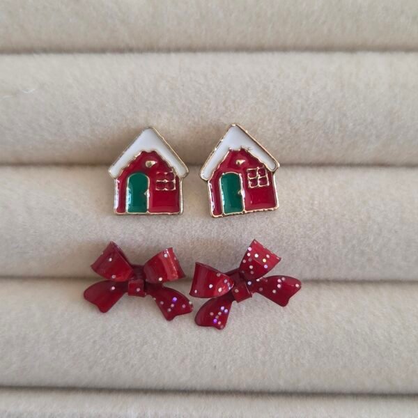 noel-kupe-kombini-seker-evi-ve-fiyonk-1 Noel Küpe Kombini - Şeker Evi ve Fiyonk