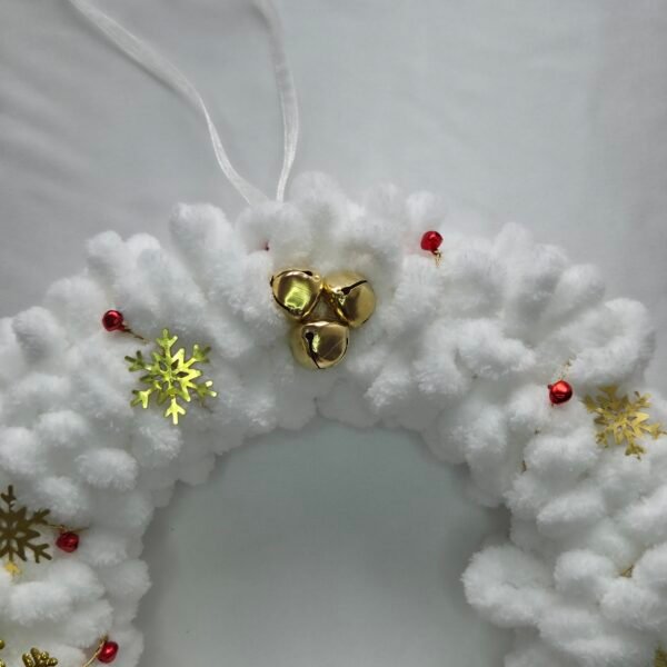 Puffy Beyaz Noel Çelengi