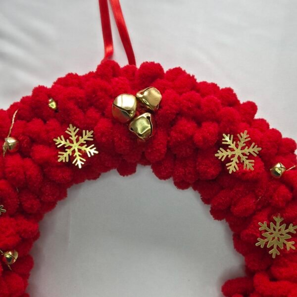 puffy-kirmizi-noel-celengi-3 Puffy Kırmızı Noel Çelengi