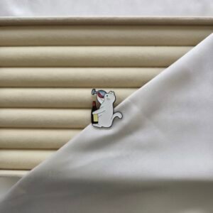 Şarapçı Kedi Rozet