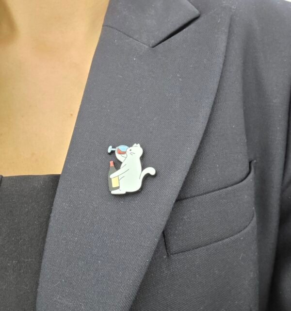 sarapci-kedi-rozet-2 Şarapçı Kedi Rozet