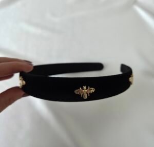 Siyah Gold Arılı Dolgulu Taç