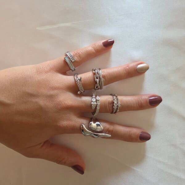 white-gold-yuzukler-final Tam Tur Yılan Yüzük - 14 Ayar Beyaz Altın Kaplama