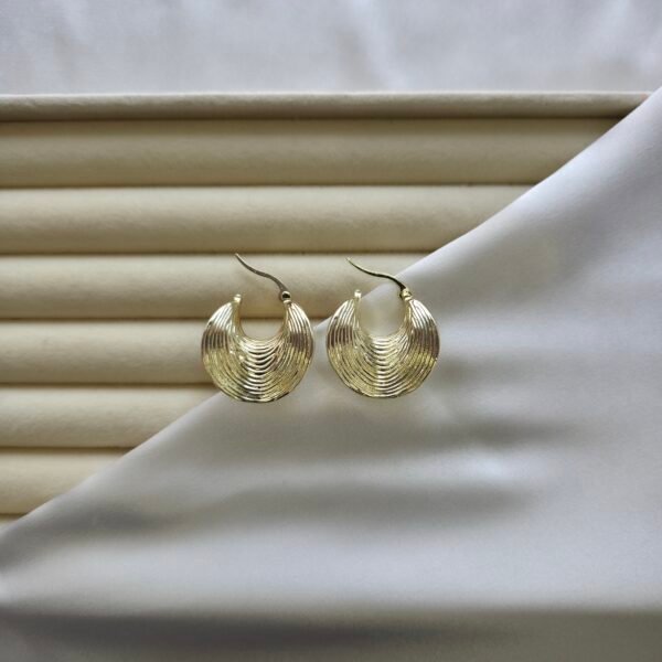 yelpaze-halka-kupe-1 Yelpaze Halka Küpe - Paslanmaz Çelik