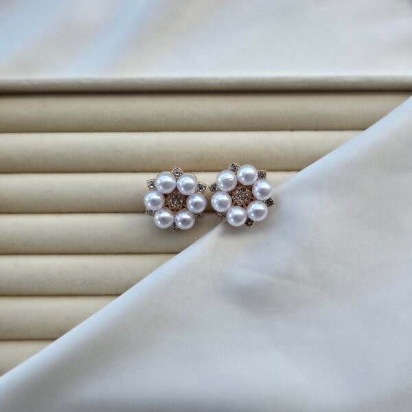 Çoklu İnci Kol Düğmesi & Broş (2'li)
