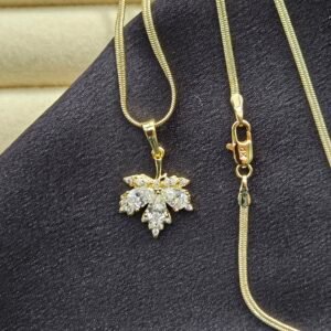 Özel Seri Anatolia Leaf Kolye - 14K Altın Kaplama