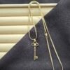 Özel Seri Golden Key Kolye - 14K Altın Kaplama
