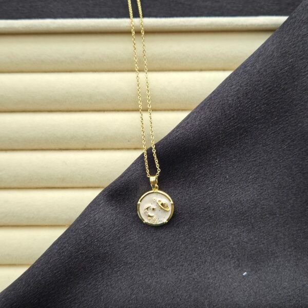 20260208_104716 White Space Kolye - Paslanmaz Çelik