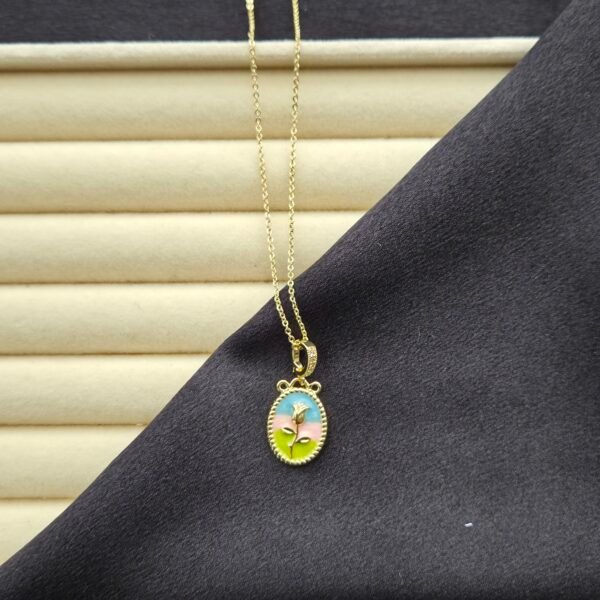 20260208_104932 Rainbow Kolye - Paslanmaz Çelik