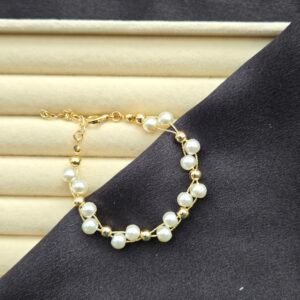 20260208_111140 İncili Örme Bileklik - Paslanmaz Çelik