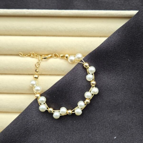 20260208_111140 İncili Örme Bileklik - Paslanmaz Çelik