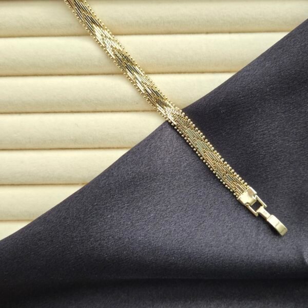 20260208_122608 Özel Seri Hasır Gold Bileklik - 14K Altın Kaplama