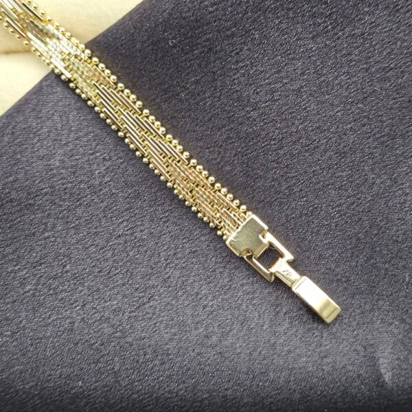 20260208_122626 Özel Seri Hasır Gold Bileklik - 14K Altın Kaplama