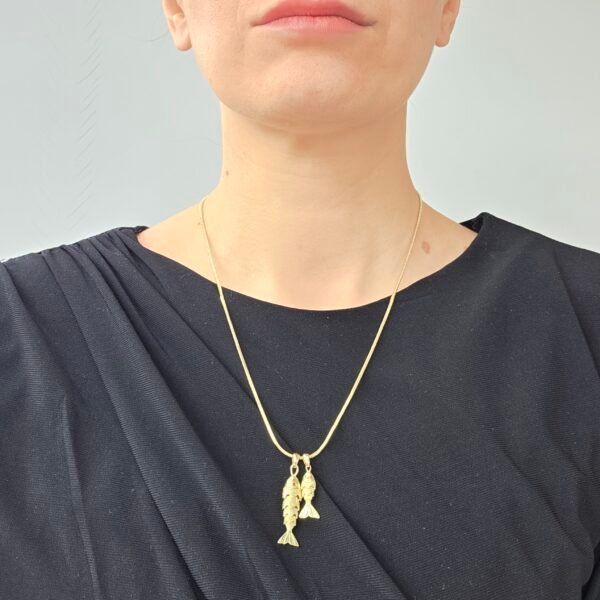 20260209_115849 Özel Seri Balıklı Şans Kolye - 14K altın Kaplama