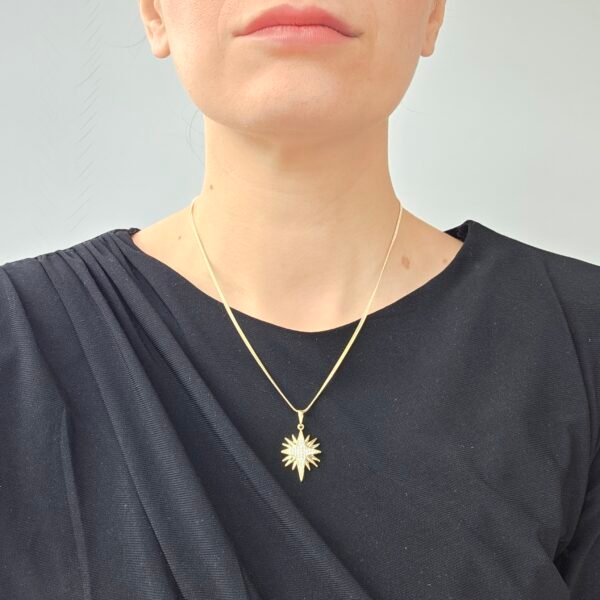 20260209_115947 (1) Özel Seri Solar Star Kolye - 14K Altın Kaplama