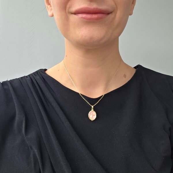 20260209_121825 Pink Fish Kolye - Paslanmaz Çelik