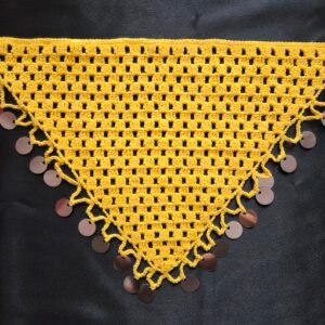 Pullu Çok Fonksiyonlu Sarı Bandana
